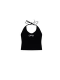 Black Halter Top