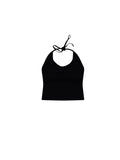 Black Halter Top
