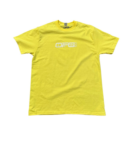Yellow Faded Motion Tee